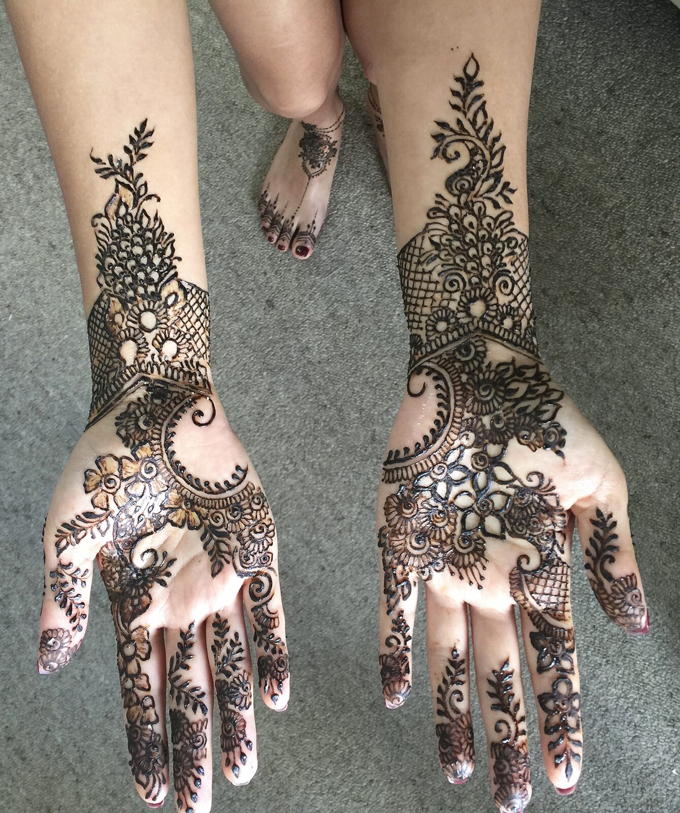 Bridal henna, example 1