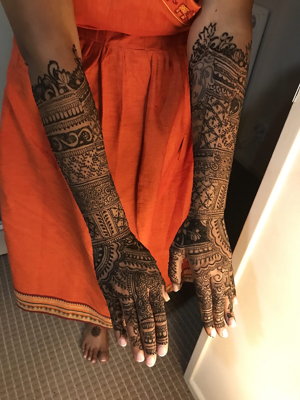 Bridal henna, example 7