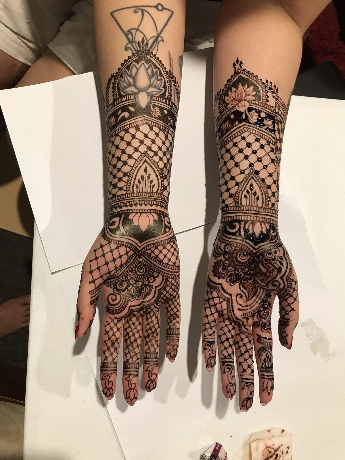 Bridal henna, example 8