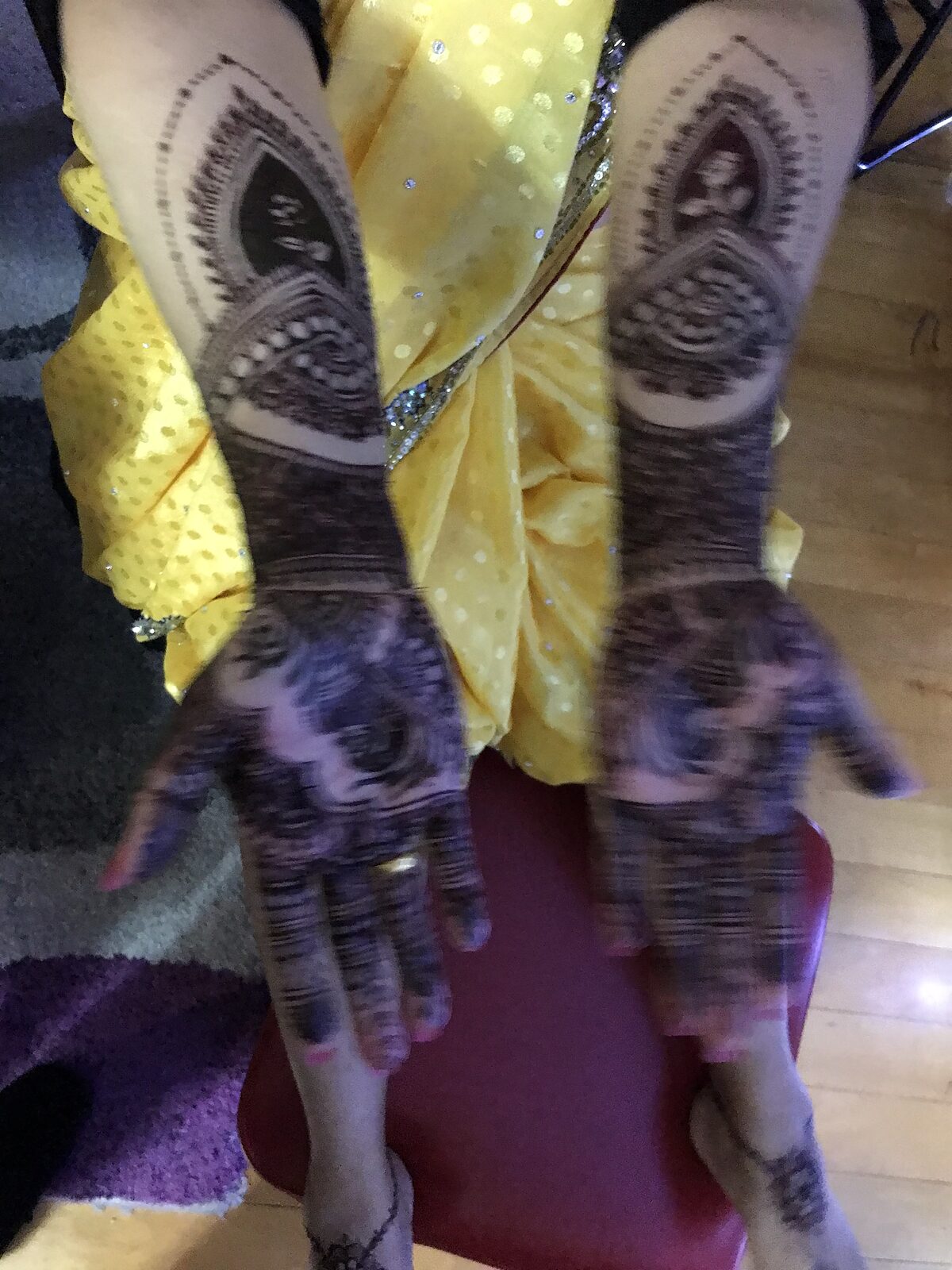 Bridal henna, example 9